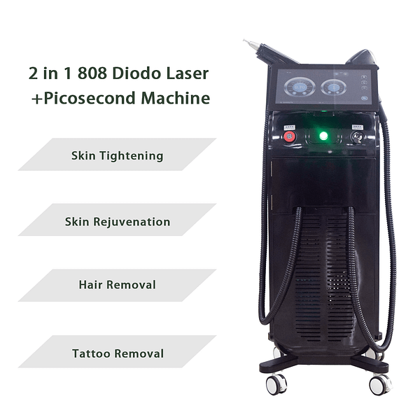 2 In 1 808 Diode Laser Hair and Tattoo Removal Machine - SNKOO BEAUTY