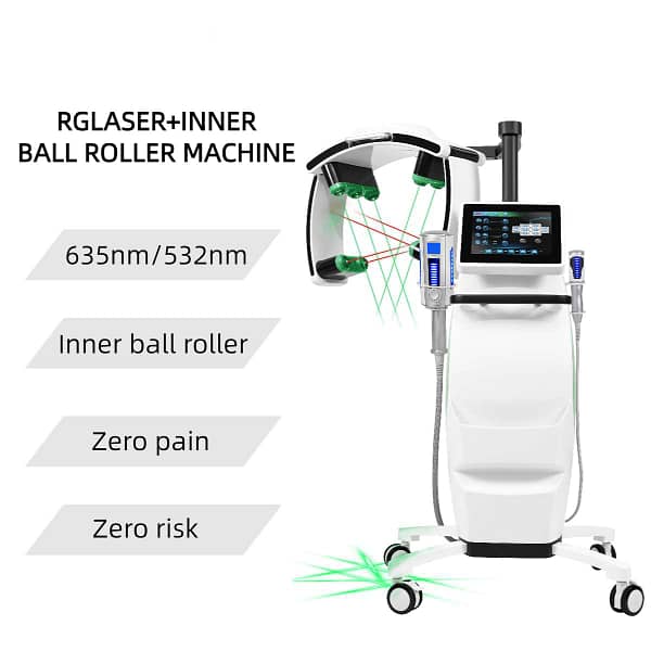 10D Maxlipo Rglaser Slimming Machine with Inner Ball Roller - SNKOO BEAUTY