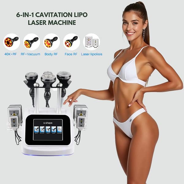 6-in-1 Cavitation Lipo Laser Machine - SNKOO BEAUTY